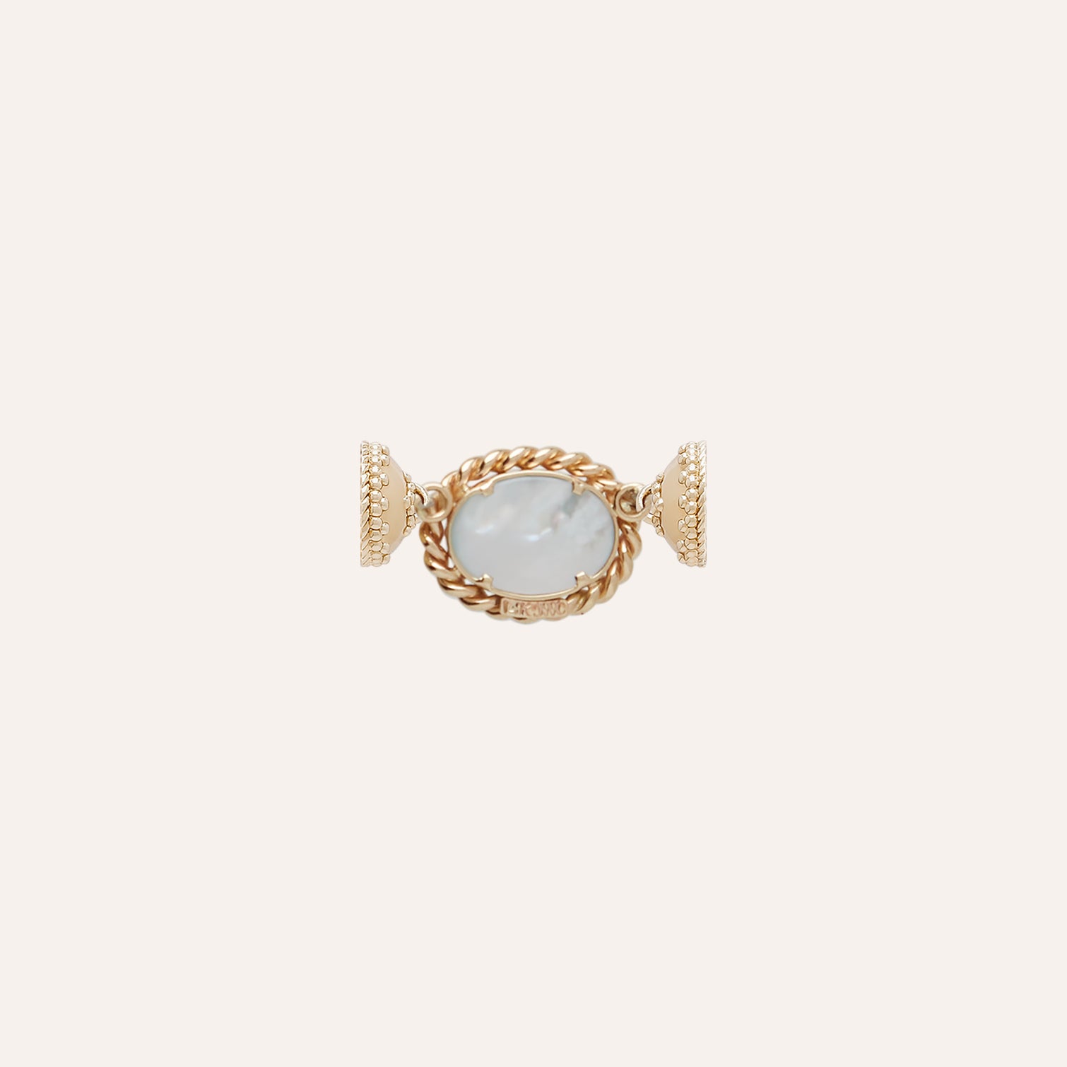 14K Sleeping Beauty Turquoise Mini Cabochon Centerpiece