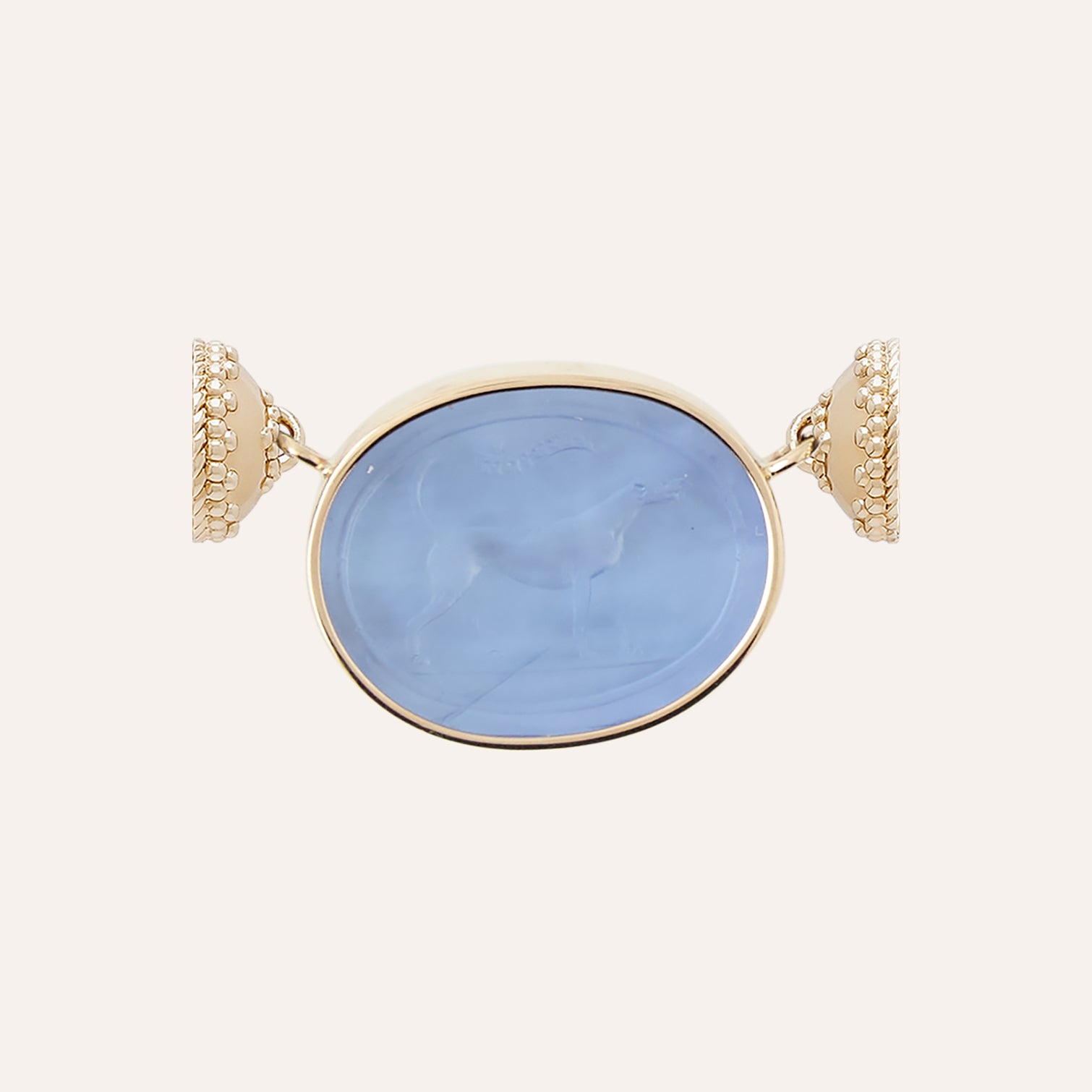 Wolfhound Blue Topaz Chiara Glass Mini Centerpiece