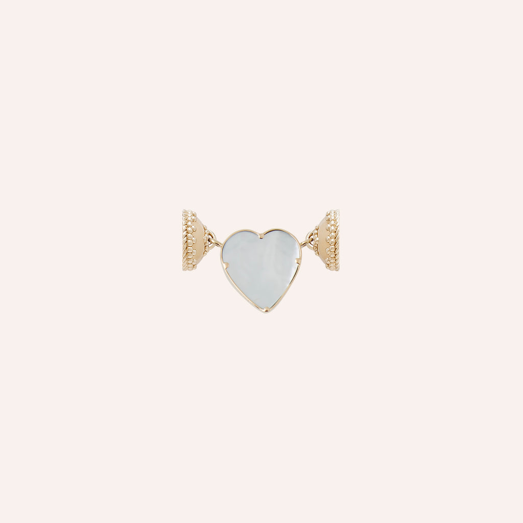 Turquoise Heart Mini Centerpiece