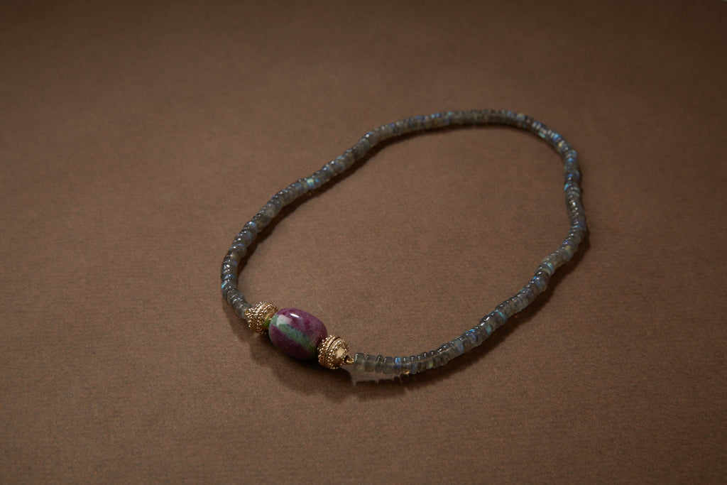 Ruby Zoisite Mini Centerpiece