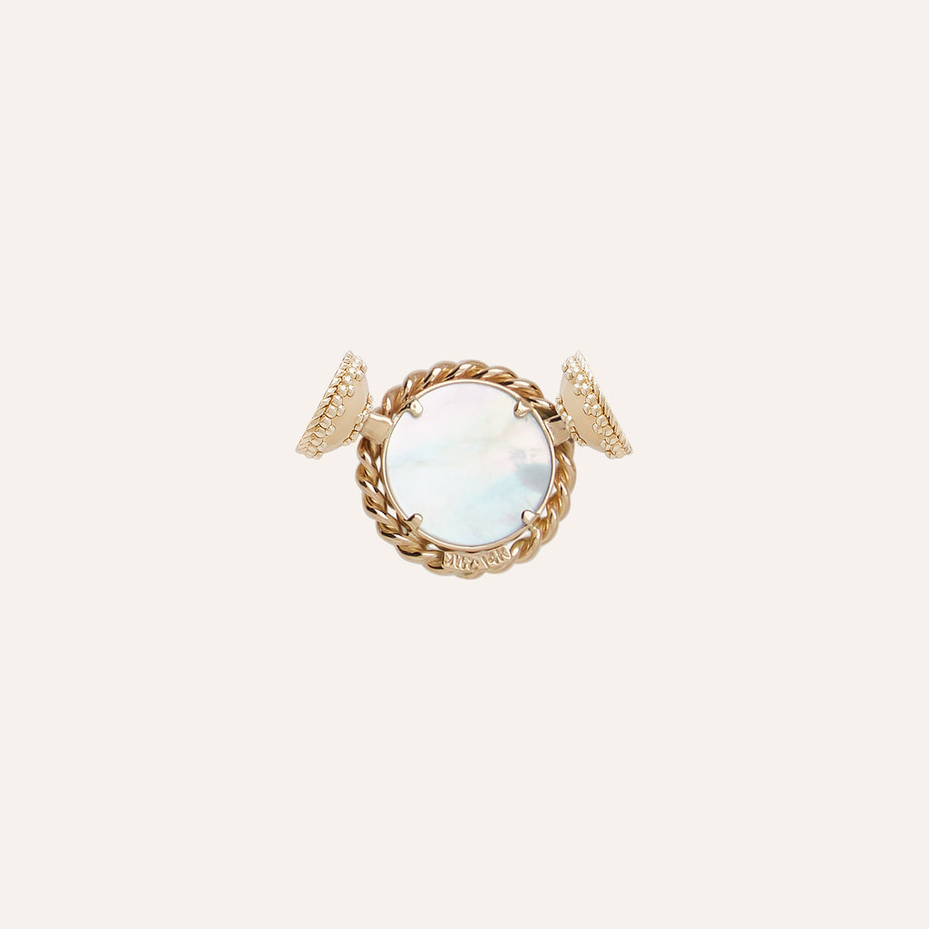 Round Cabochon Turquoise Kingman Mini Centerpiece