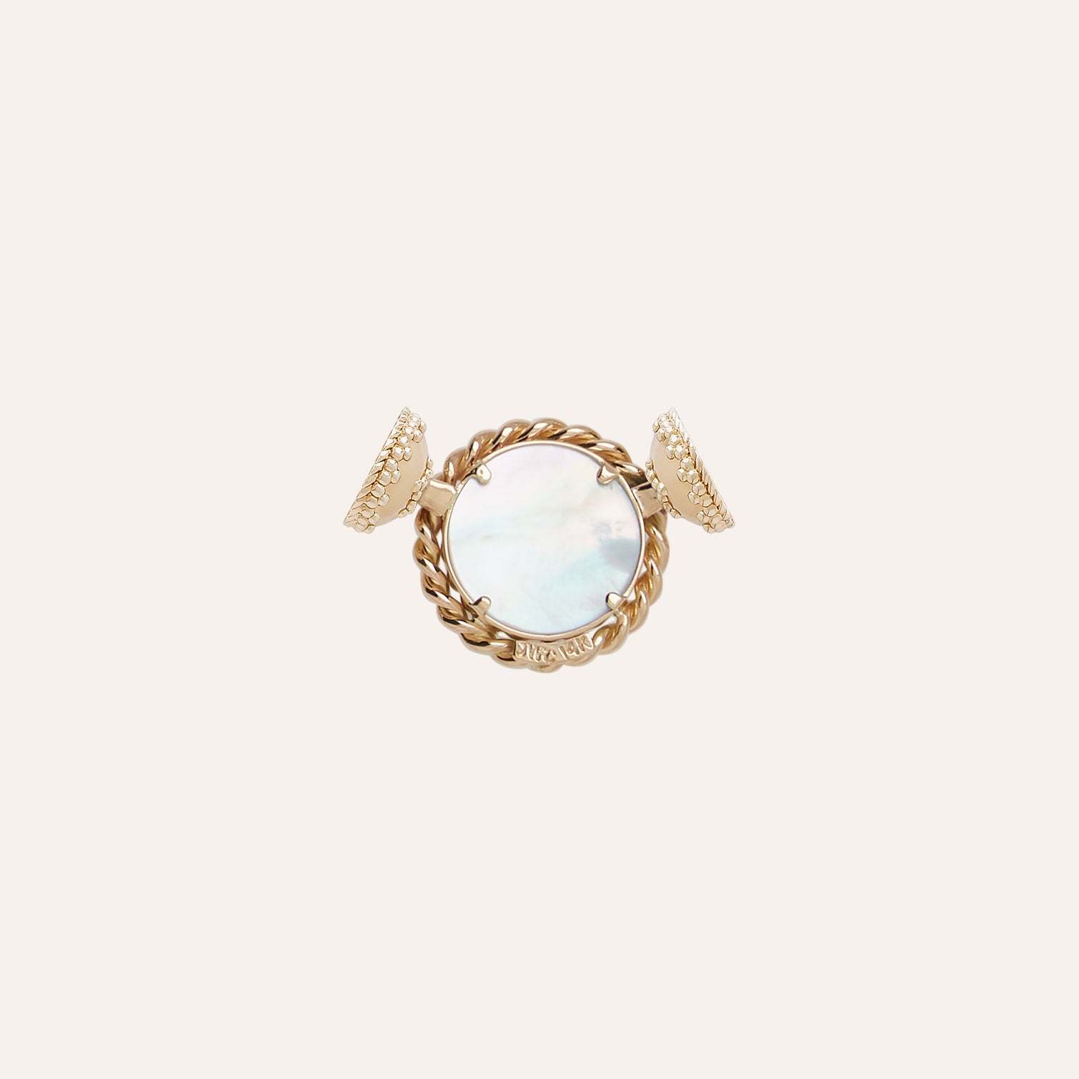 Round Cabochon Turquoise Kingman Mini Centerpiece