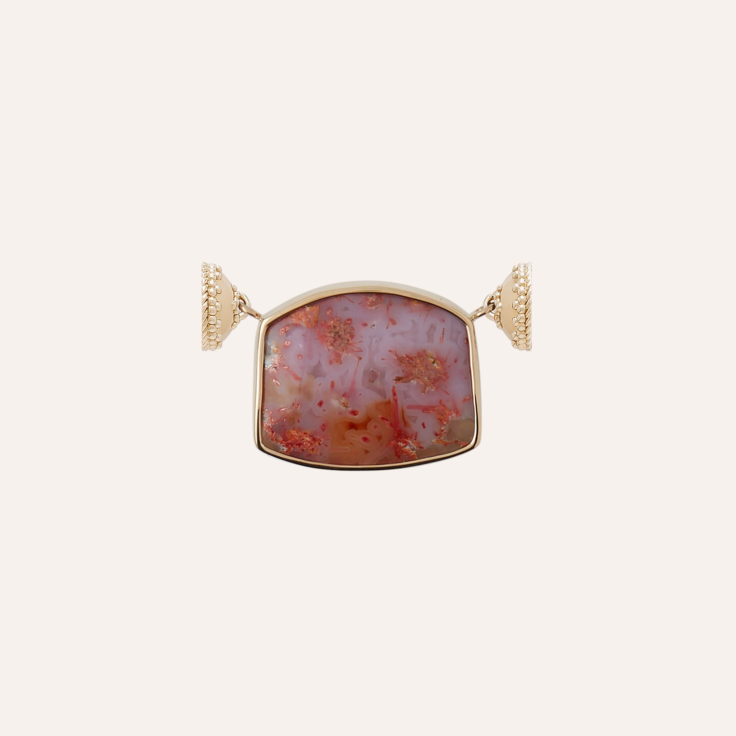 Red Lava Agate Mini Centerpiece