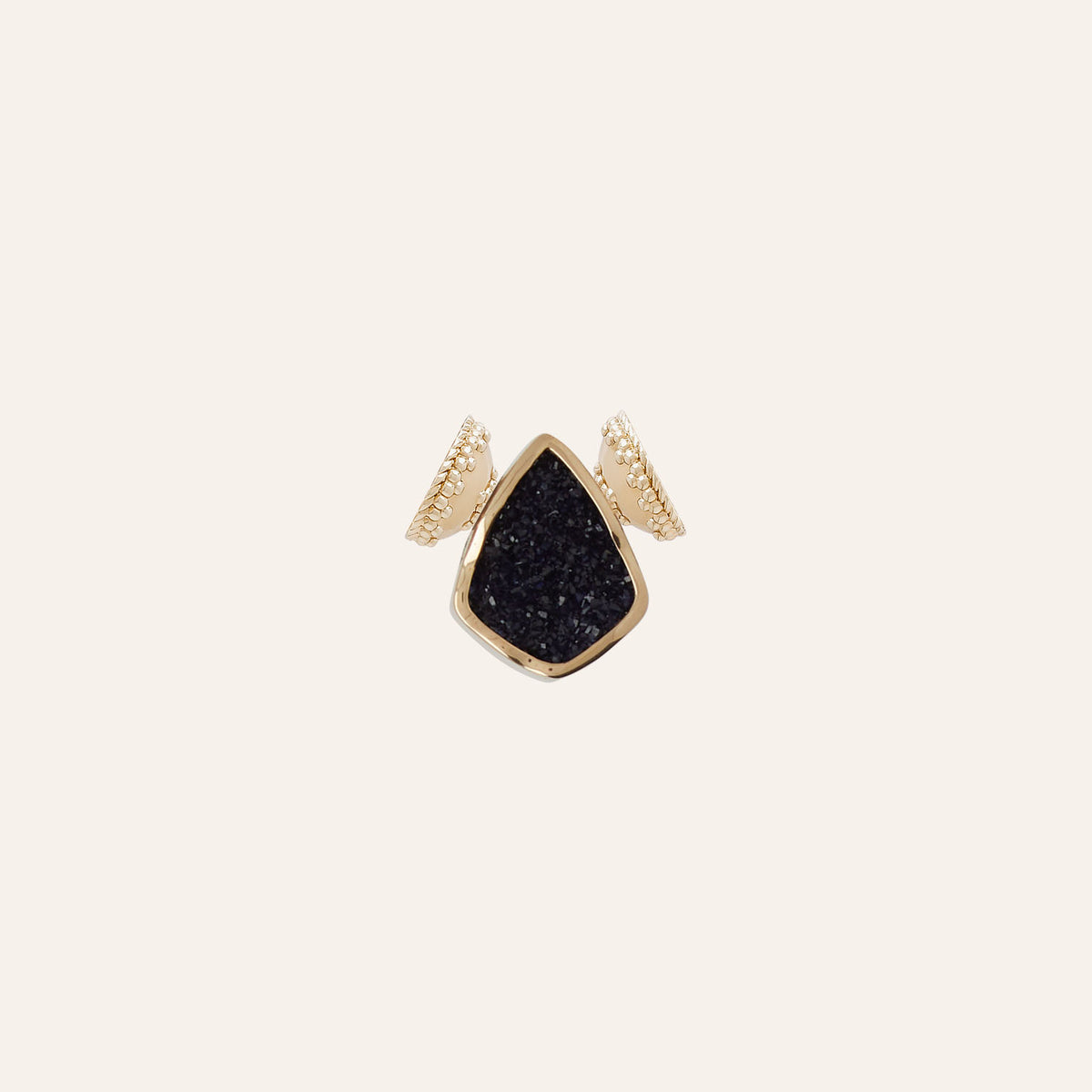Blue Azurite Druzy Prism Mini Centerpiece