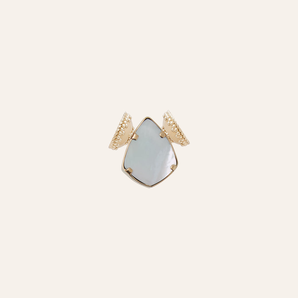 Blue Azurite Druzy Prism Mini Centerpiece