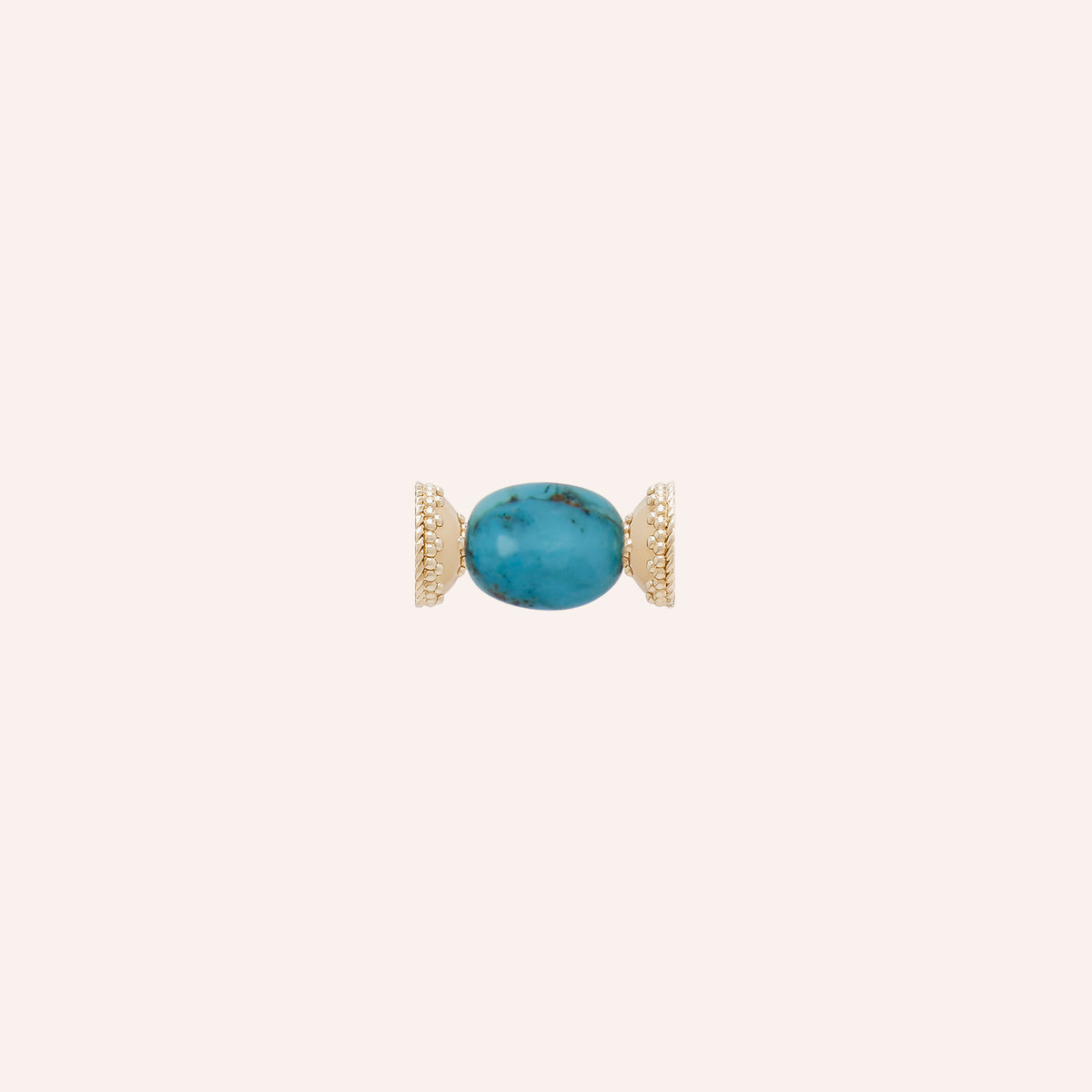 Small Tumbled Pebble Kingman Turquoise Mini Centerpiece
