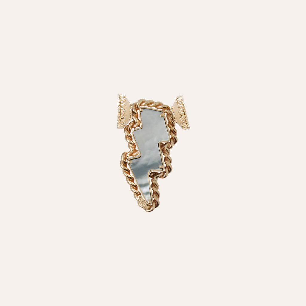 Blue Persian Turquoise Lightning Bolt Mini Centerpiece