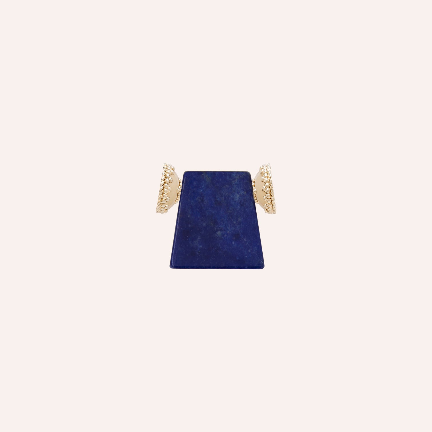 Small Blue Lapis Shield Mini Centerpiece