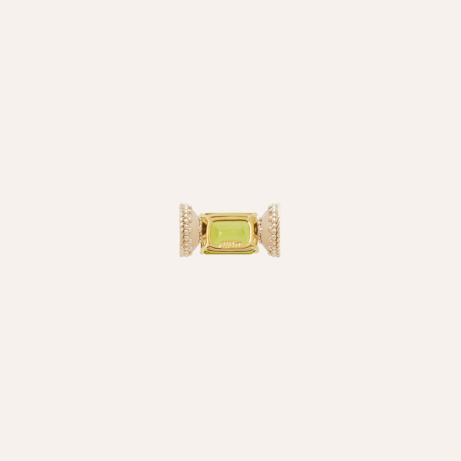 18K Peridot Cushion Mini Centerpiece