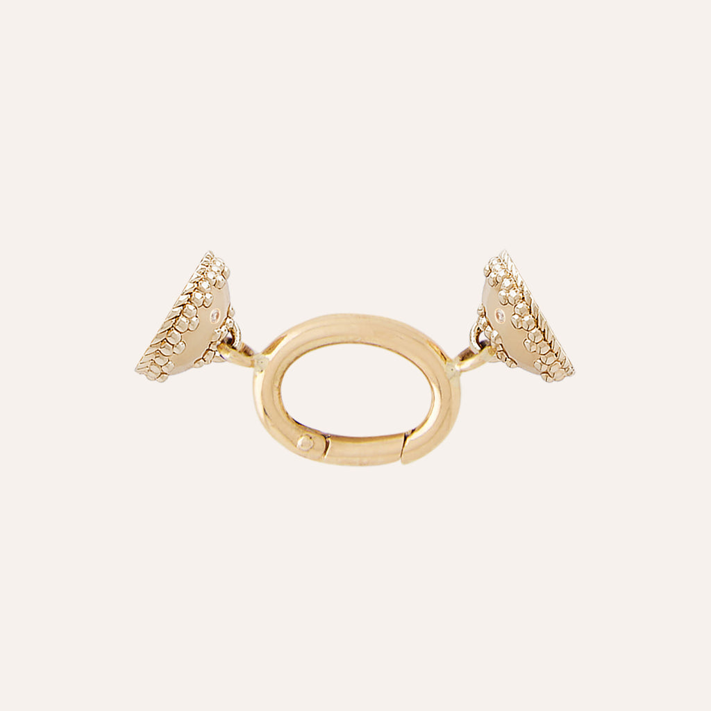 ClaraCharm™ 18K Gold Oval Mini Centerpiece