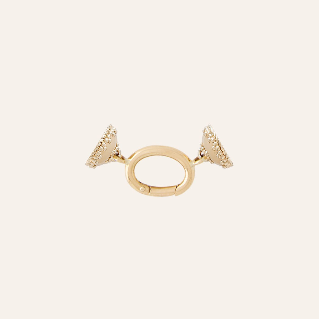 Charm Collector Oval Mini in 18K Solid Gold