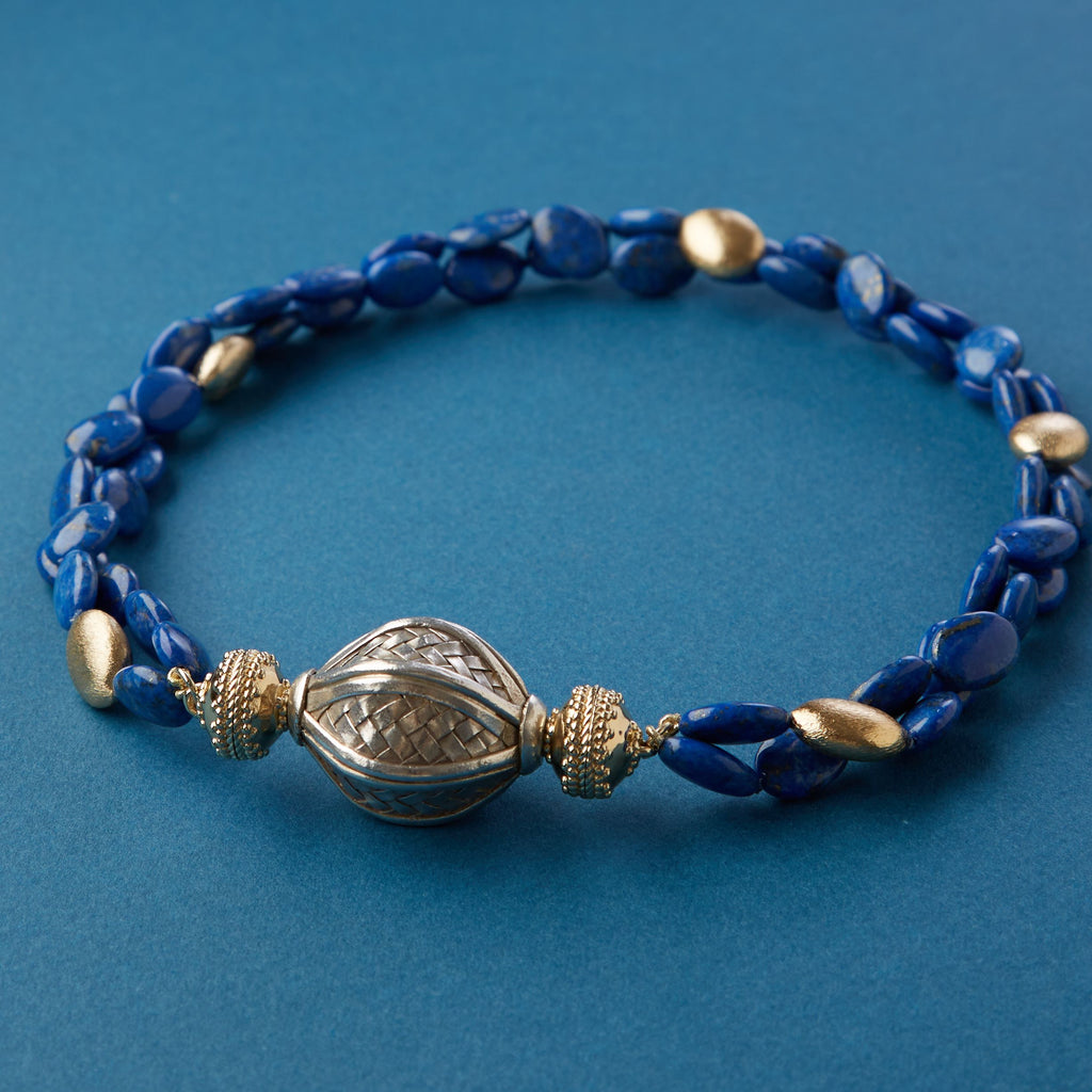 Gold Rush Lapis Necklace