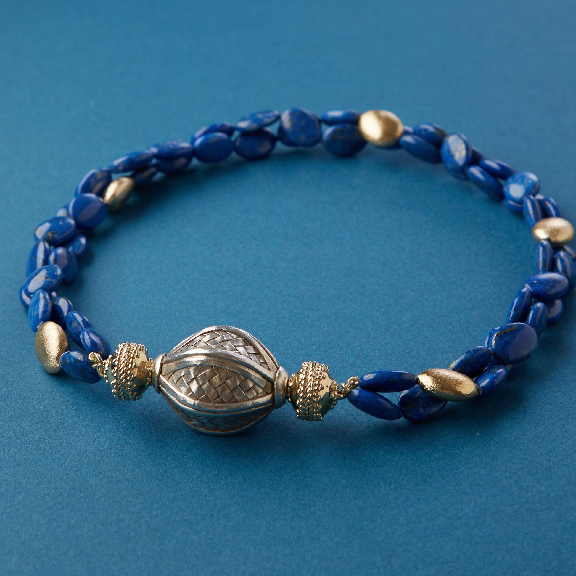 Gold Rush Lapis Necklace