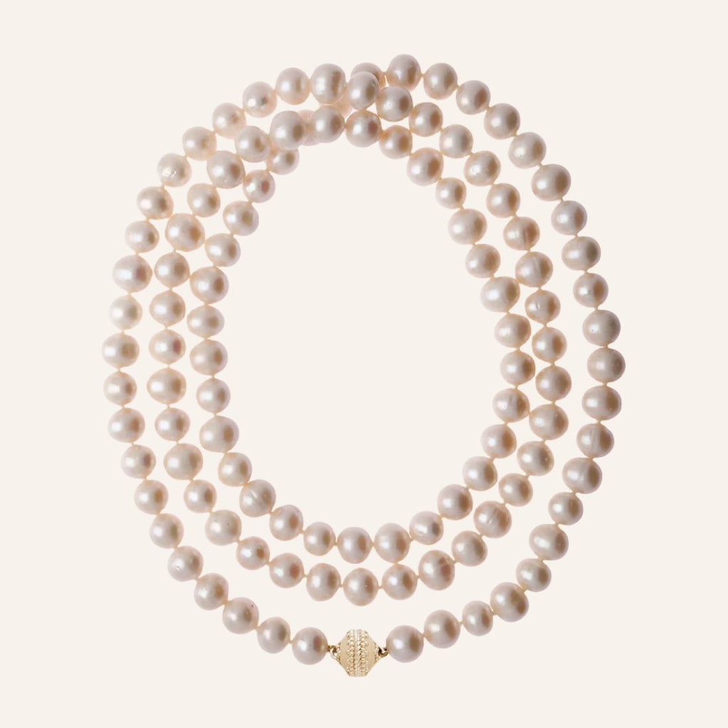 Classic Pearl Opera Necklace