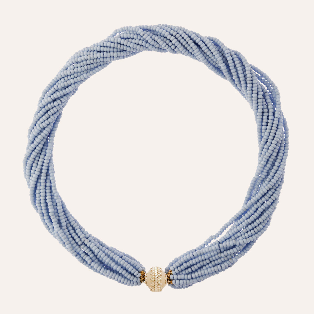 Emily Chalcedony Multi-Strand Necklace