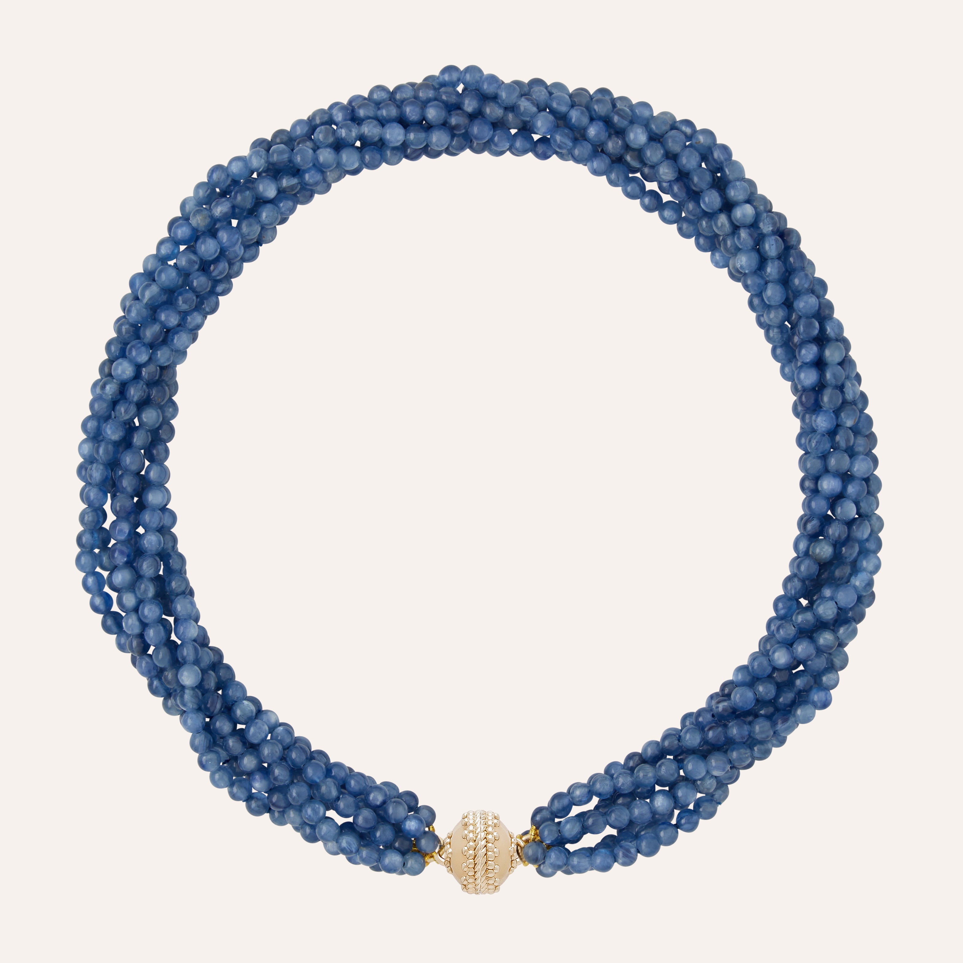 Victoire Kyanite 4mm Multi-Strand Necklace