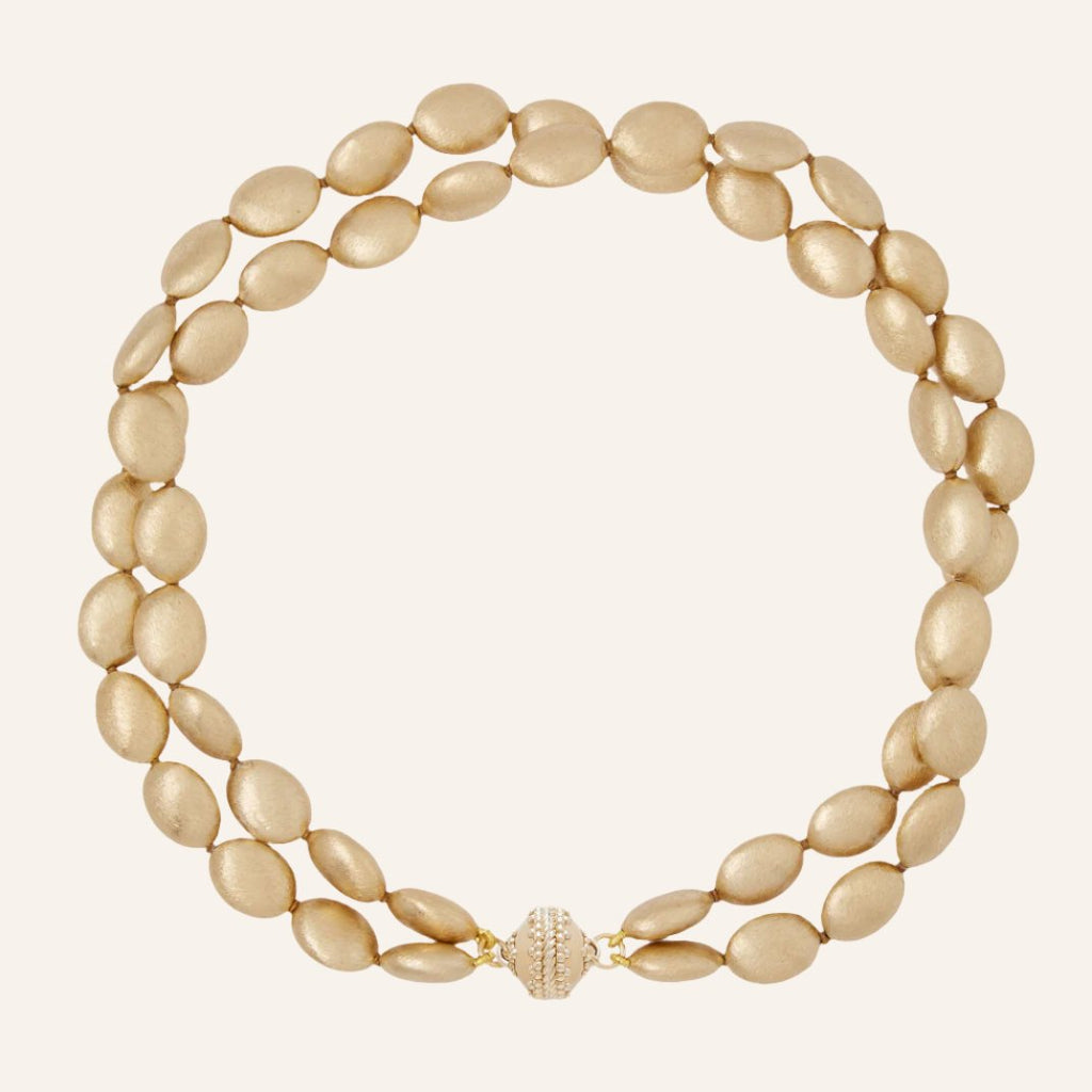Gold Rush Double Strand Necklace