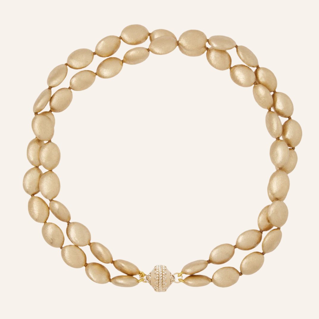 Gold Rush Double Strand Necklace