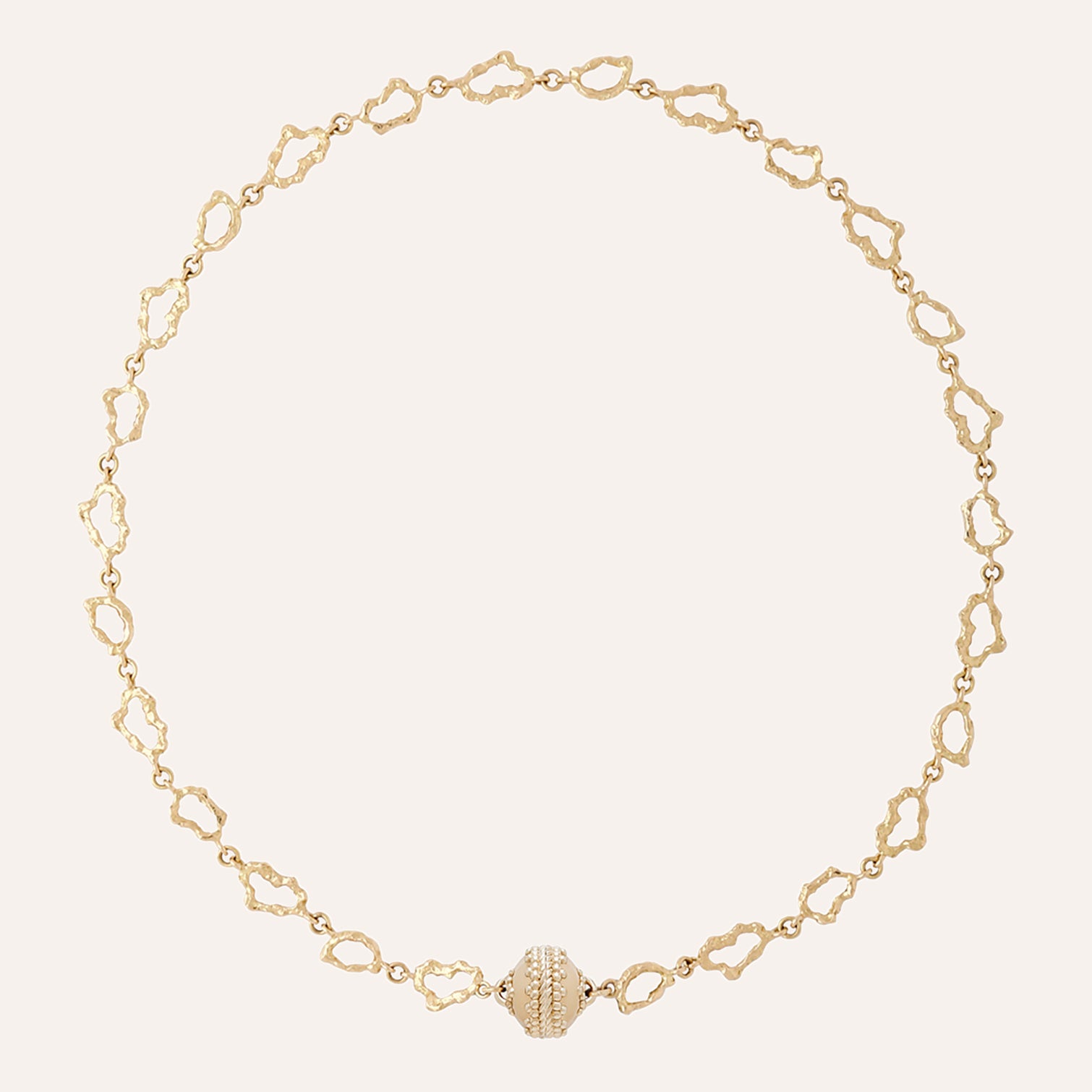 18K Single Strand Seaside Necklace