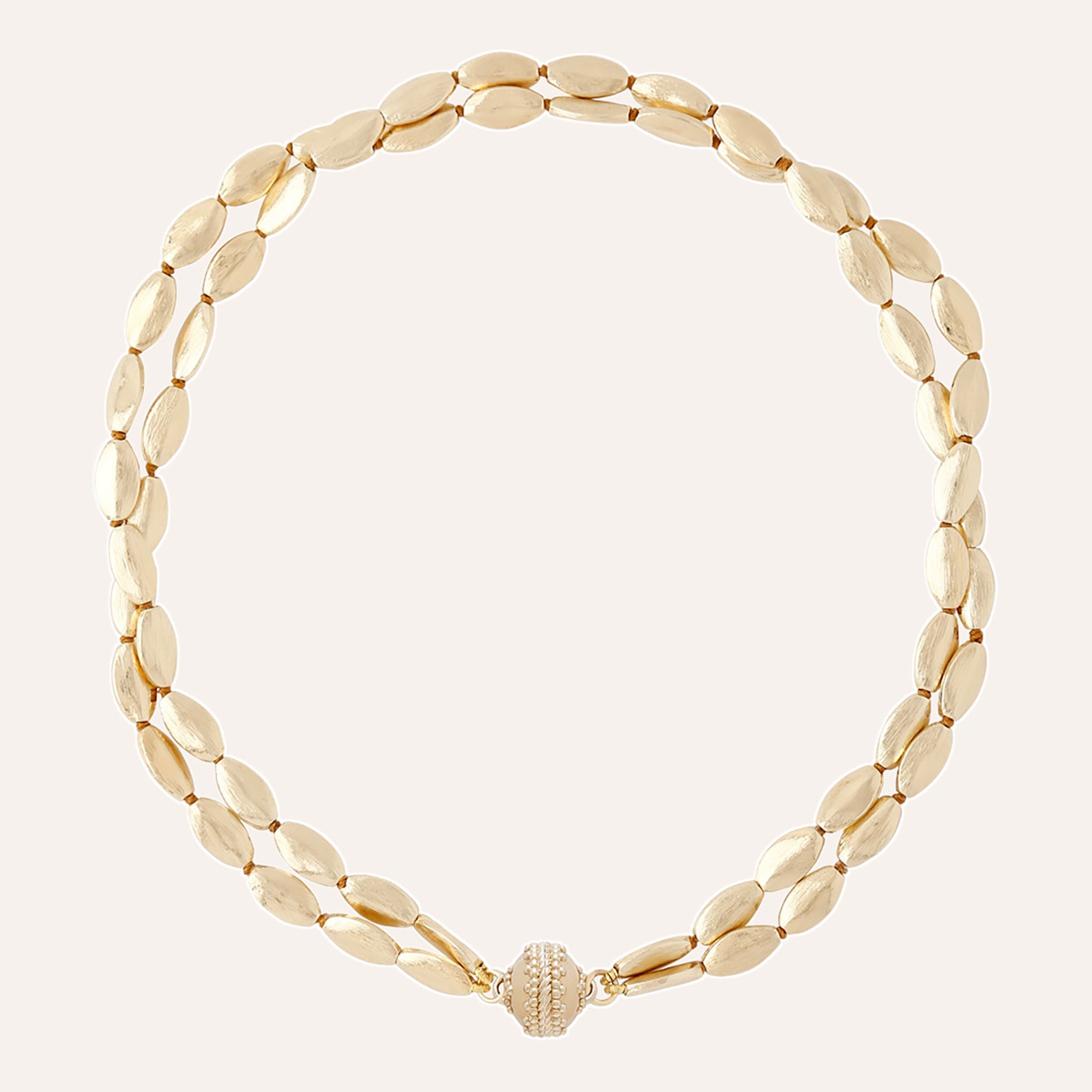 Small Gold Rush Double Strand Necklace