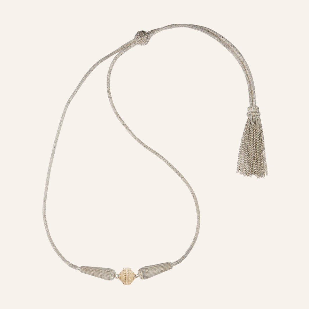 Heritage Sterling Silver Tassel Necklace