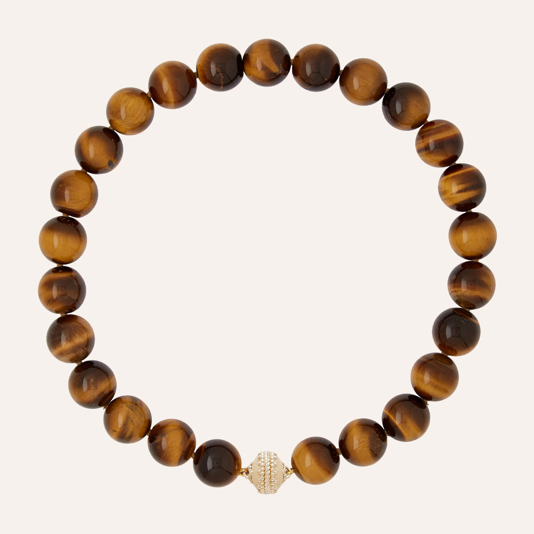 Victoire Tiger's Eye 16mm Necklace