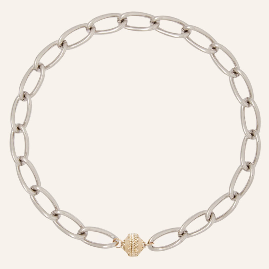 LaSalle Rhodium Necklace