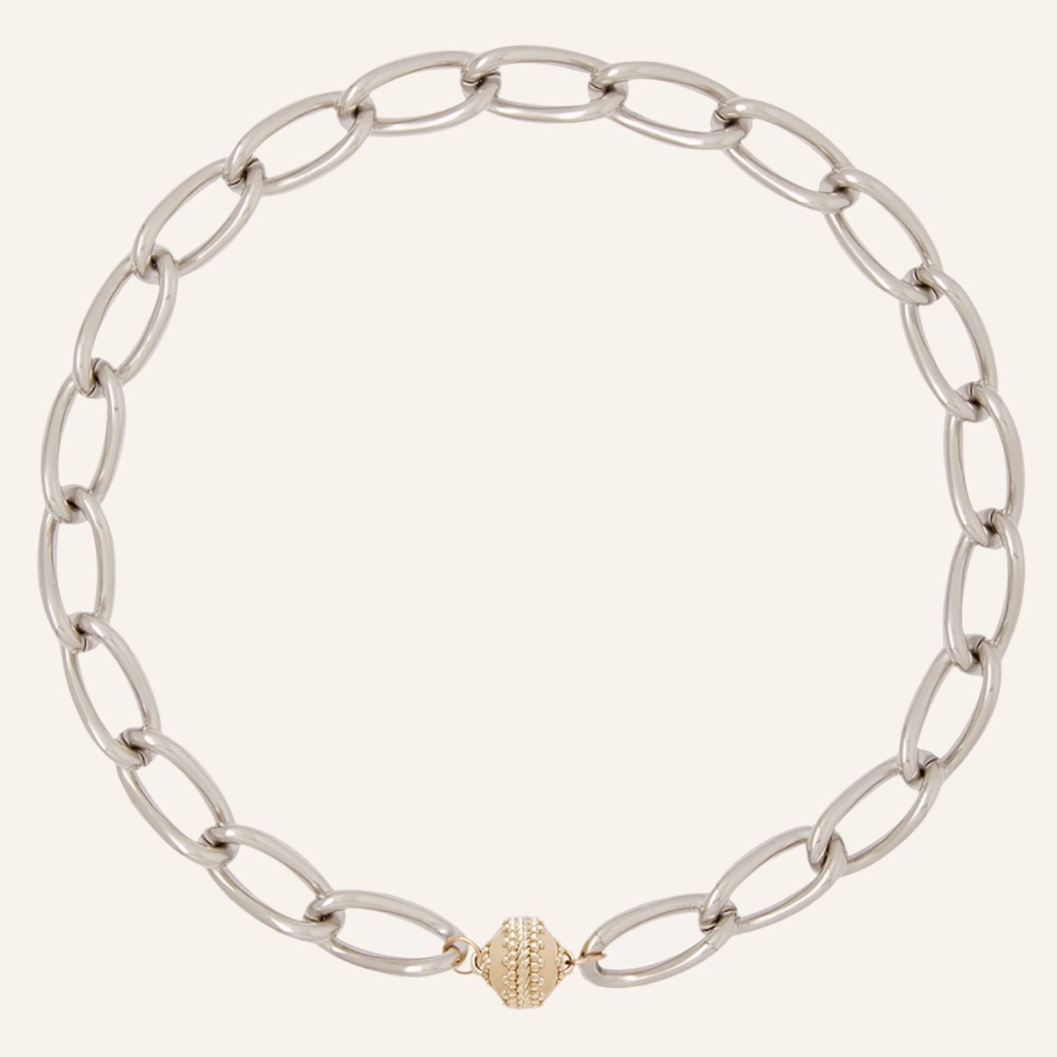 LaSalle Rhodium Necklace