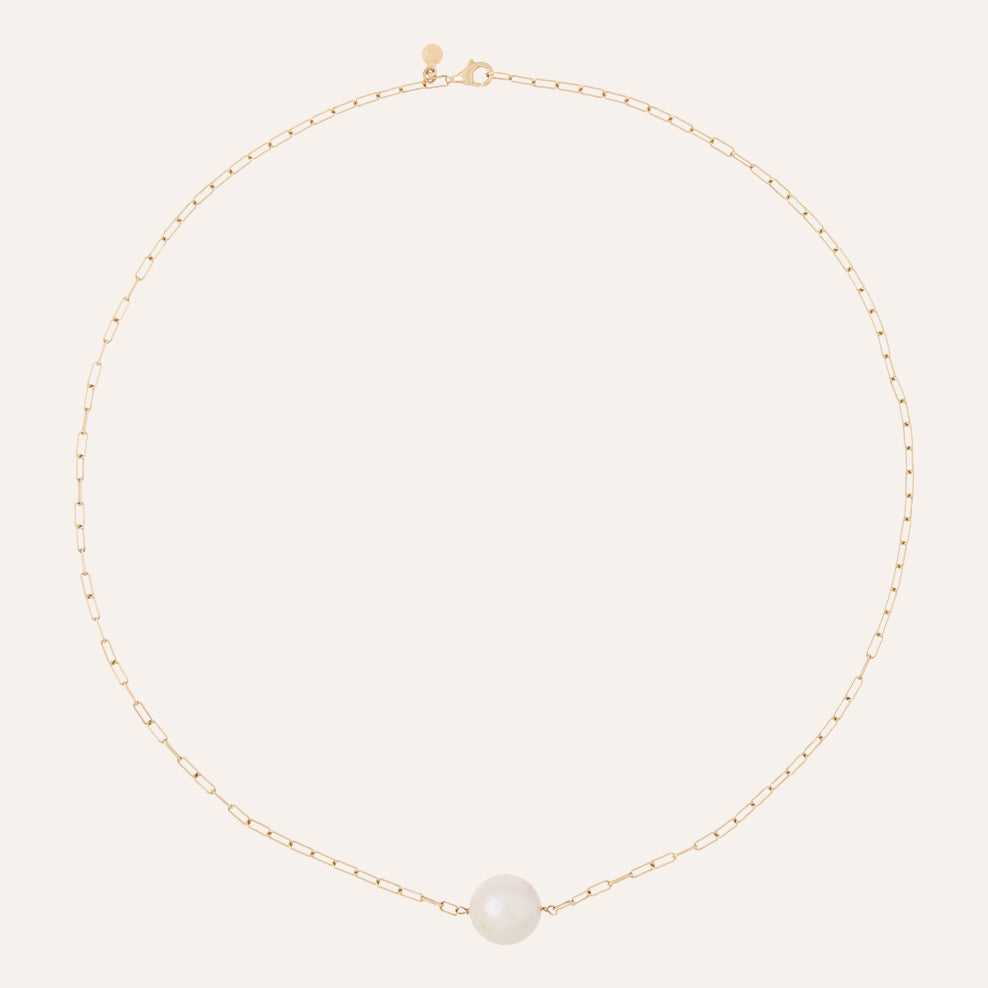 Solo Pearl 12-14mm Necklace