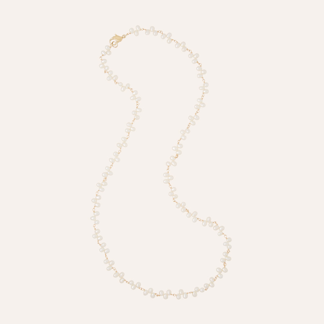 Caspian Cluster Freshwater Pearl Necklace