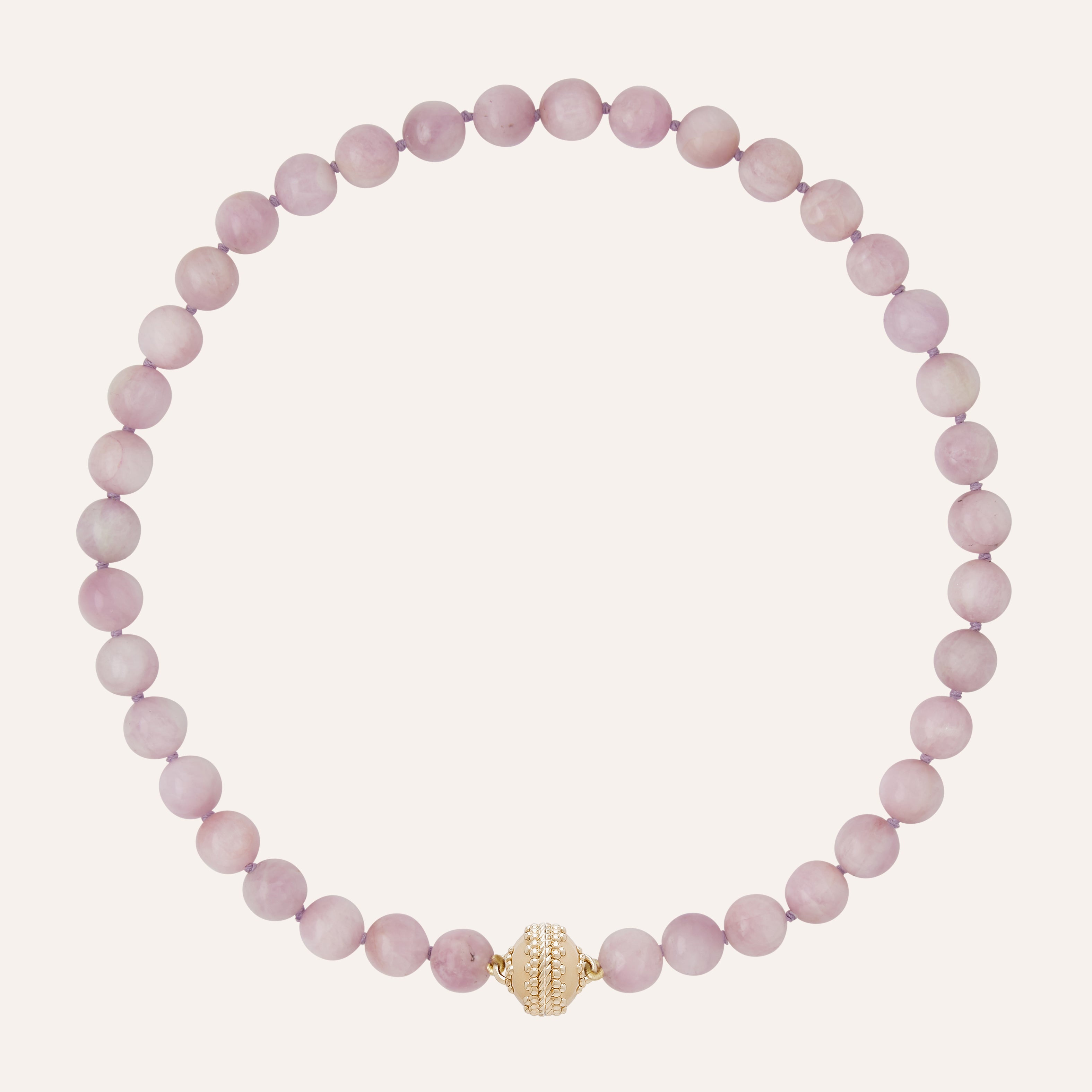 Victoire Pink Kunzite 10mm Necklace