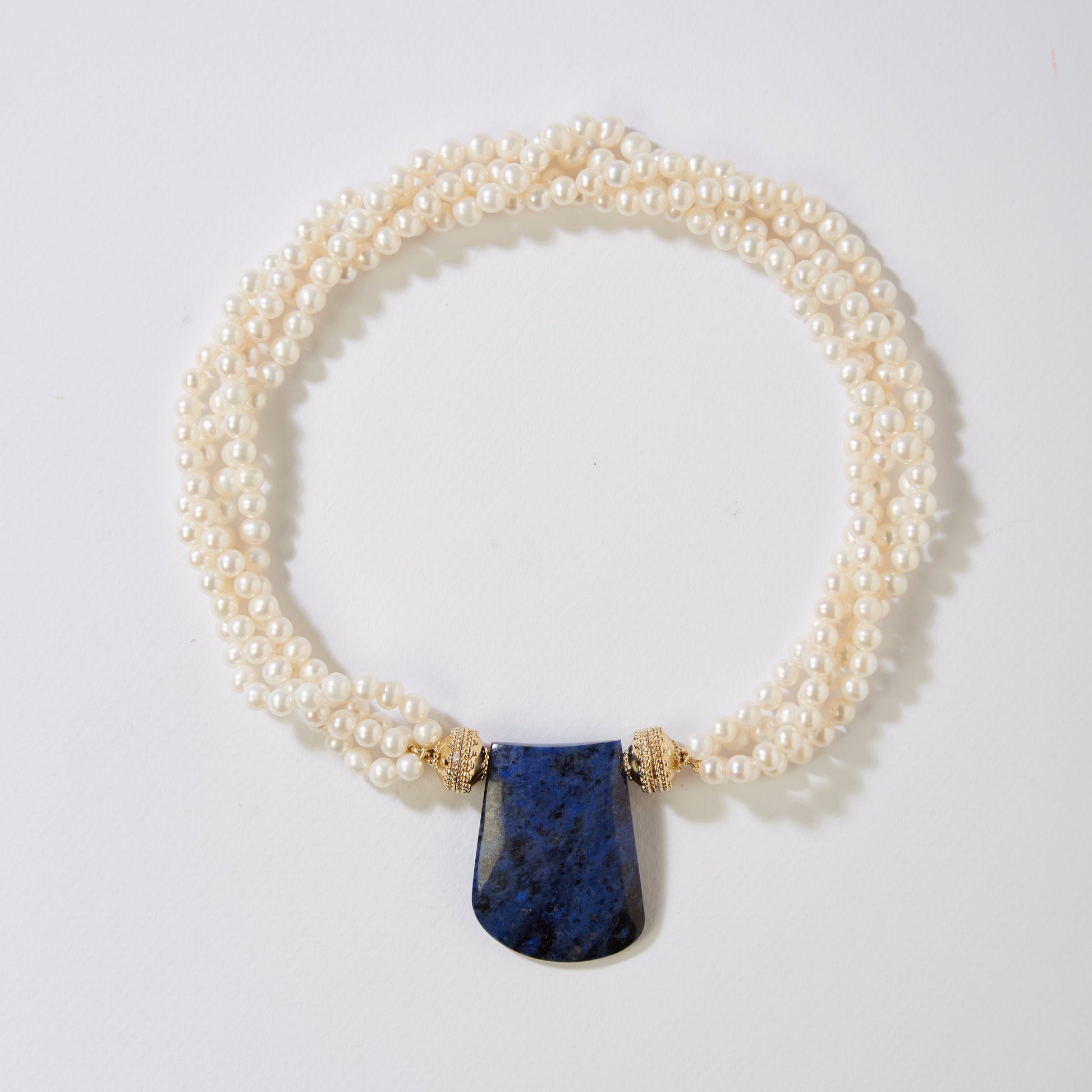 Dumortierite Shield Centerpiece