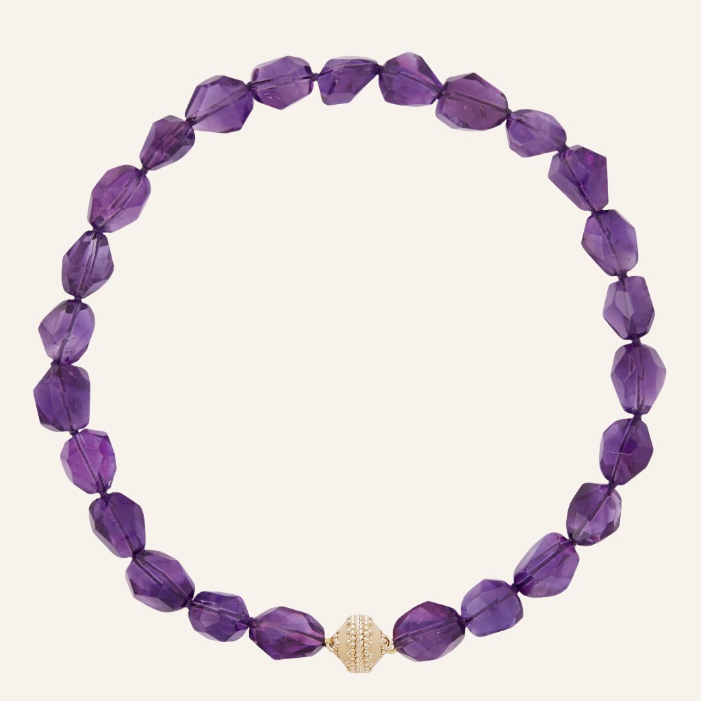 Large Nancy Amethyst Necklace