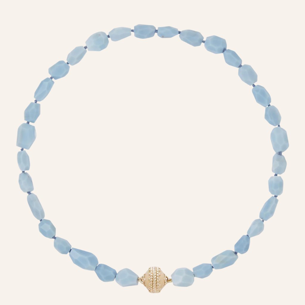 Nancy Owyhee Blue Opal Necklace