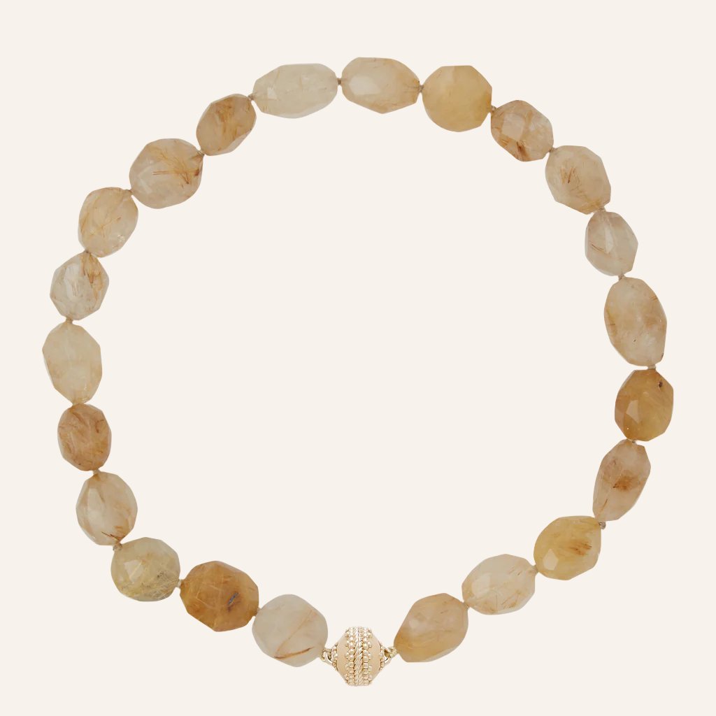 Nancy Rutilated Quartz Necklace