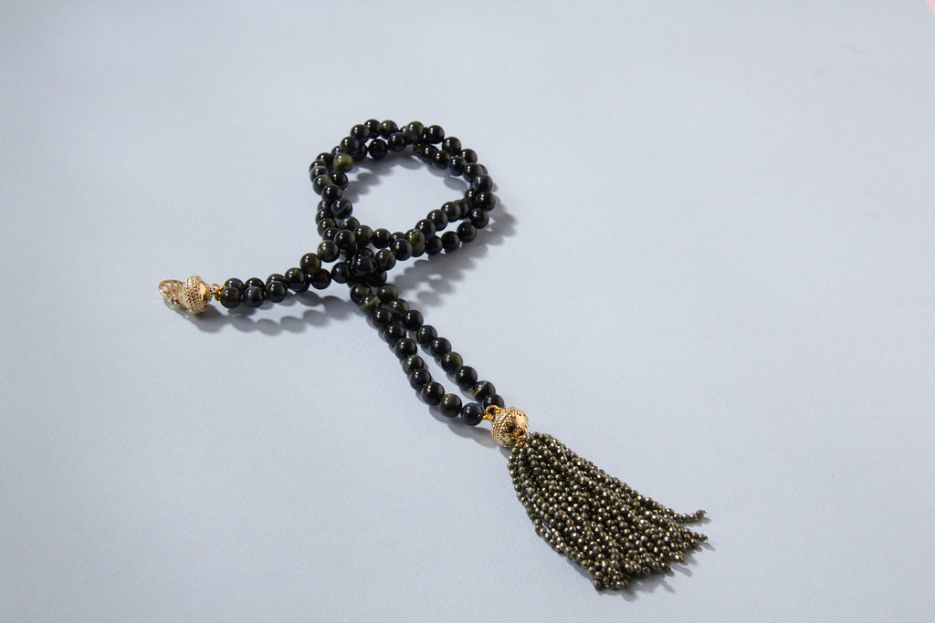 Michel Pyrite Tassel