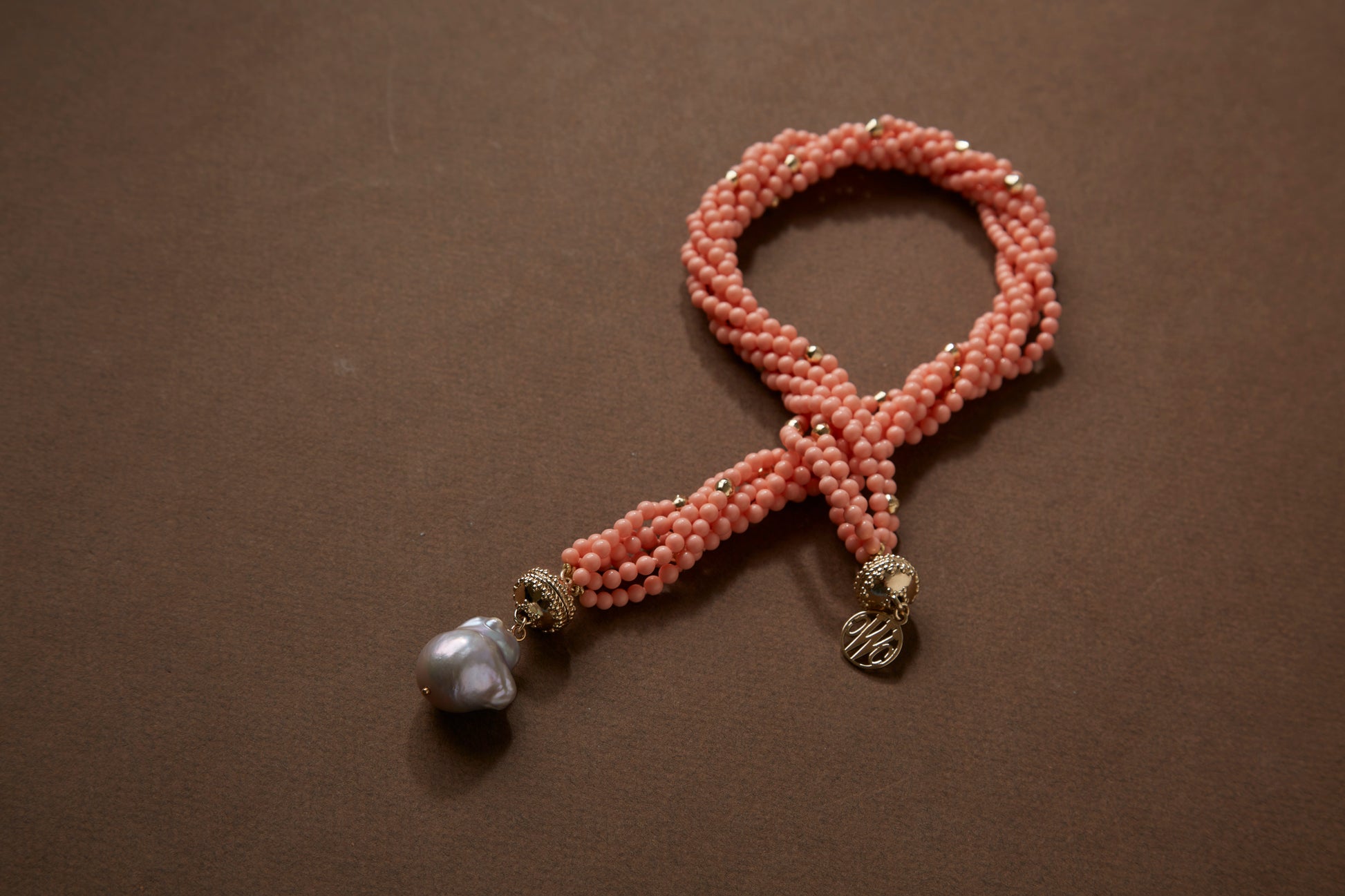 Freshwater Grey Baroque Pearl Tag