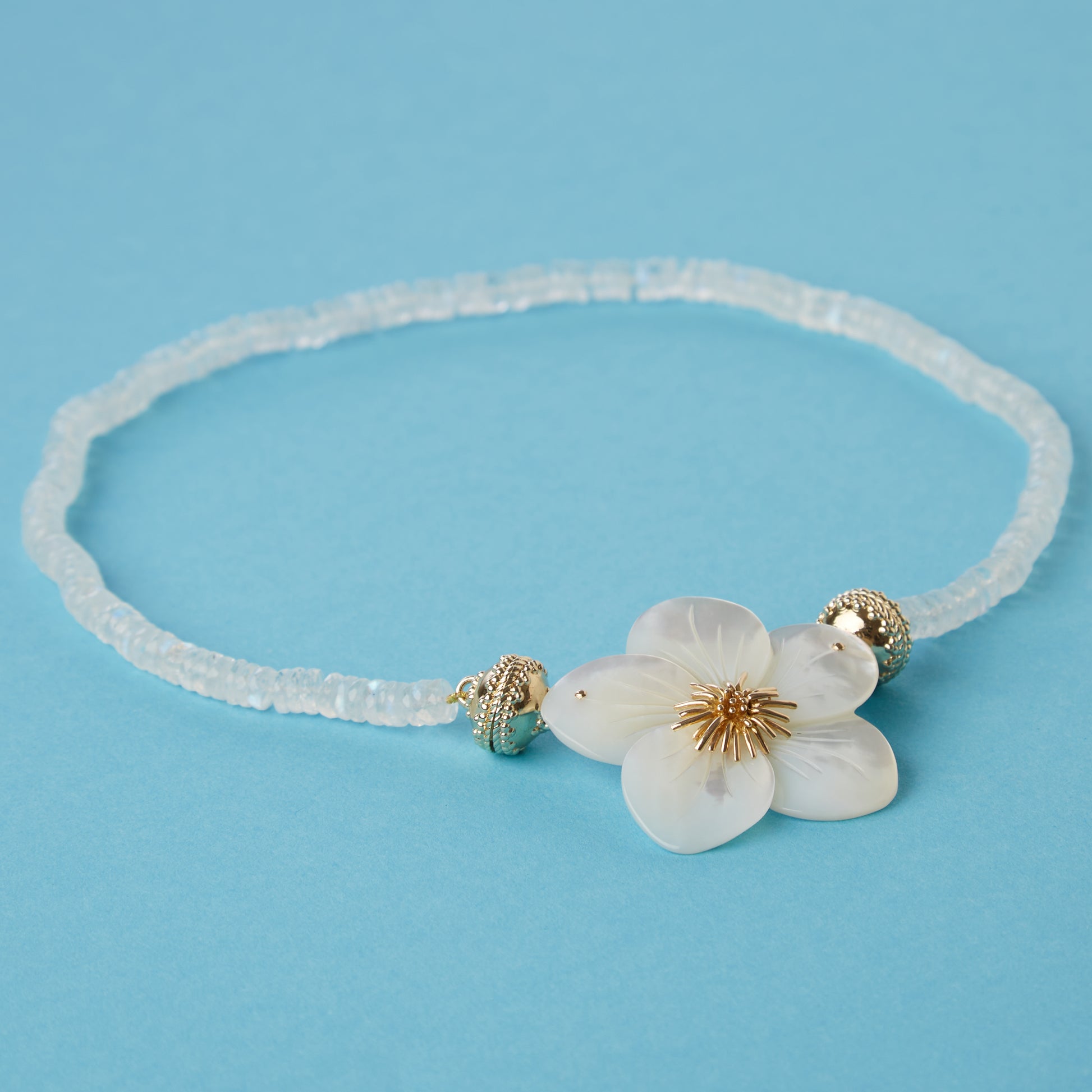 Small White Pearl Cherry Blossom Centerpiece
