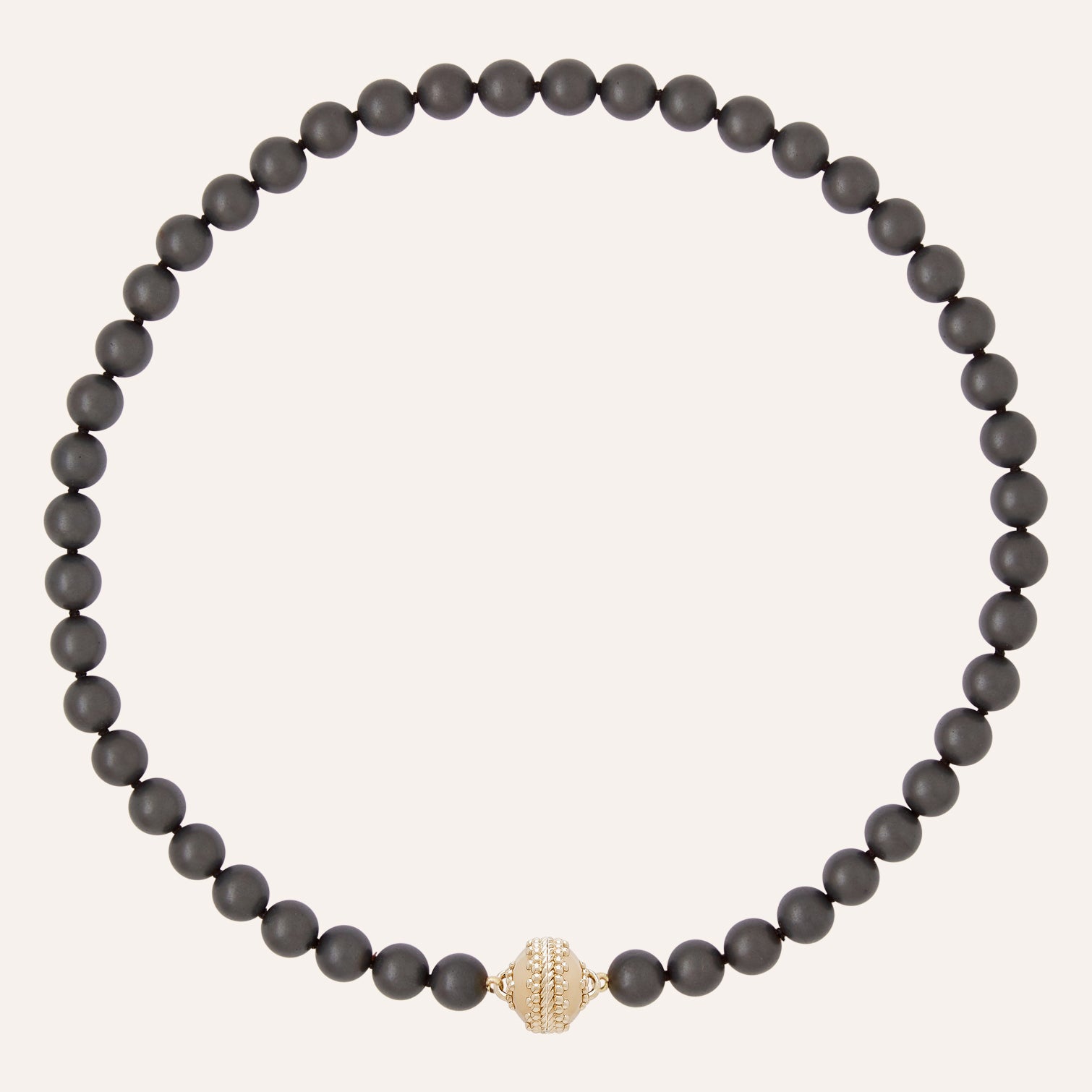 Victoire 8mm Hematite Necklace
