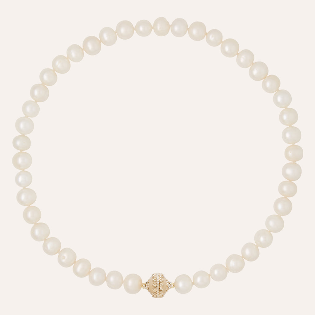 Freshwater 10mm Pearl Necklace, 18"