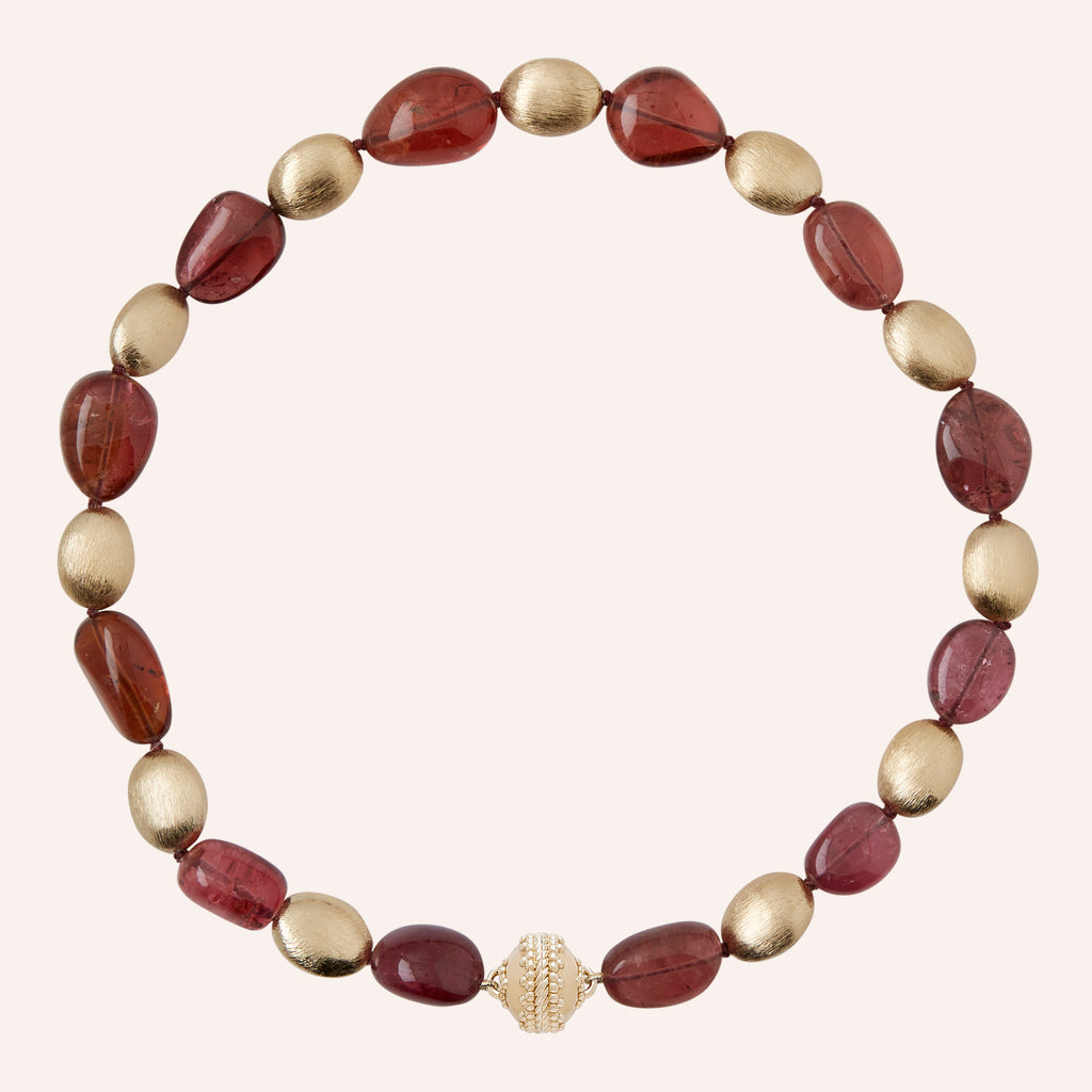 Gold Rush Tourmaline Sunset Necklace