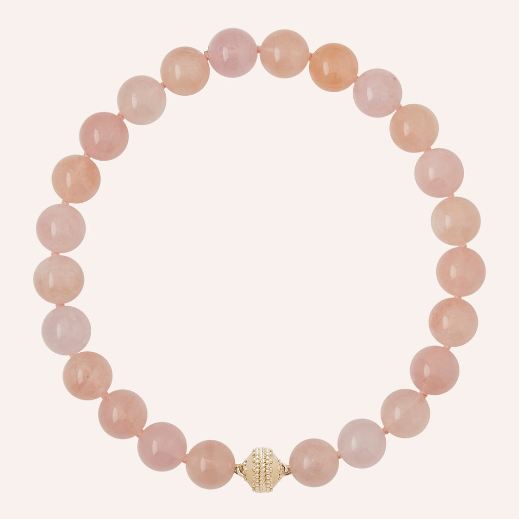 Victoire 16mm Morganite Necklace