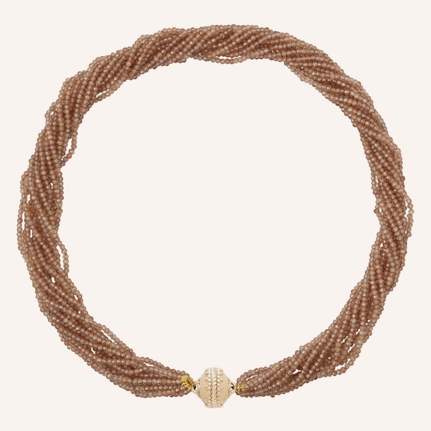 Michel Tan Zicron Multi-Strand Necklace