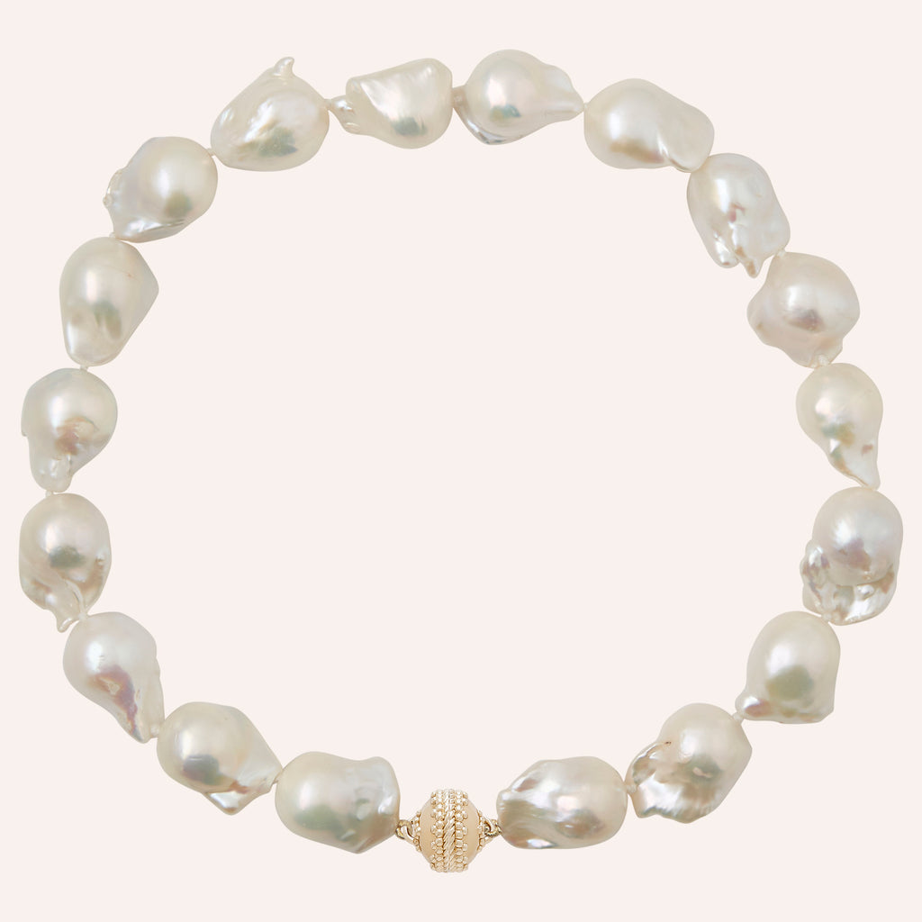 Medium Freshwater Baroque Pearl Necklace