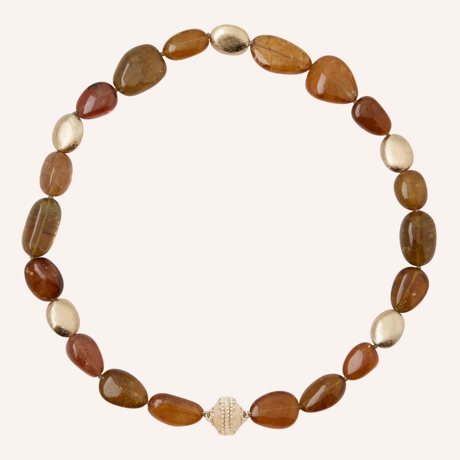 Gold Rush Amber Tourmaline Necklace