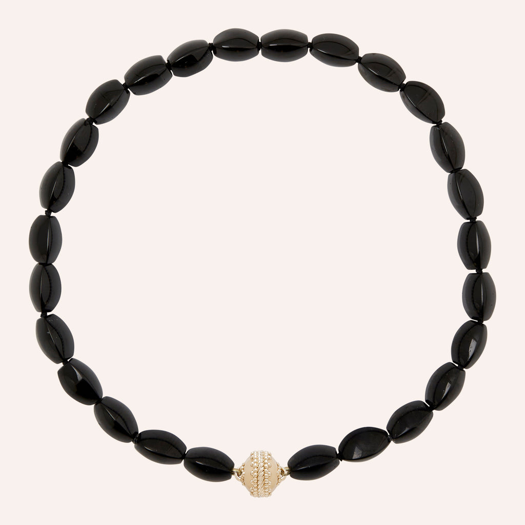 Black Tourmaline 15mm Necklace