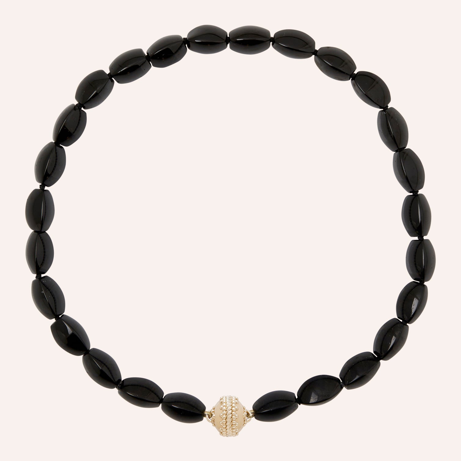 Black Tourmaline 15mm Necklace