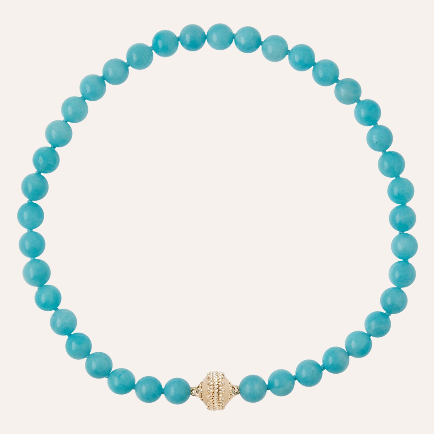 Victoire Amazonite 10mm Necklace