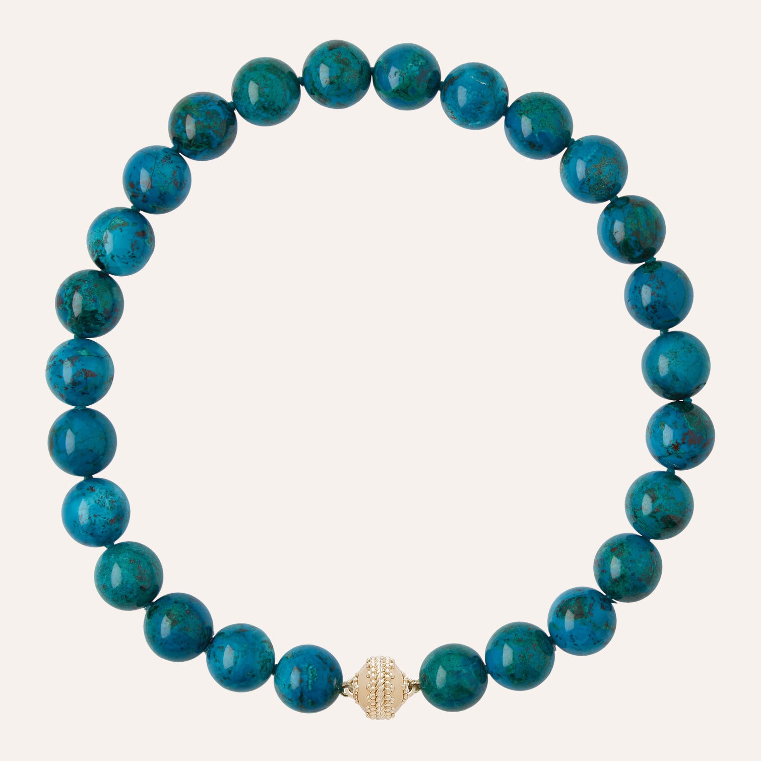 Victoire 15mm Chrysocolla Necklace