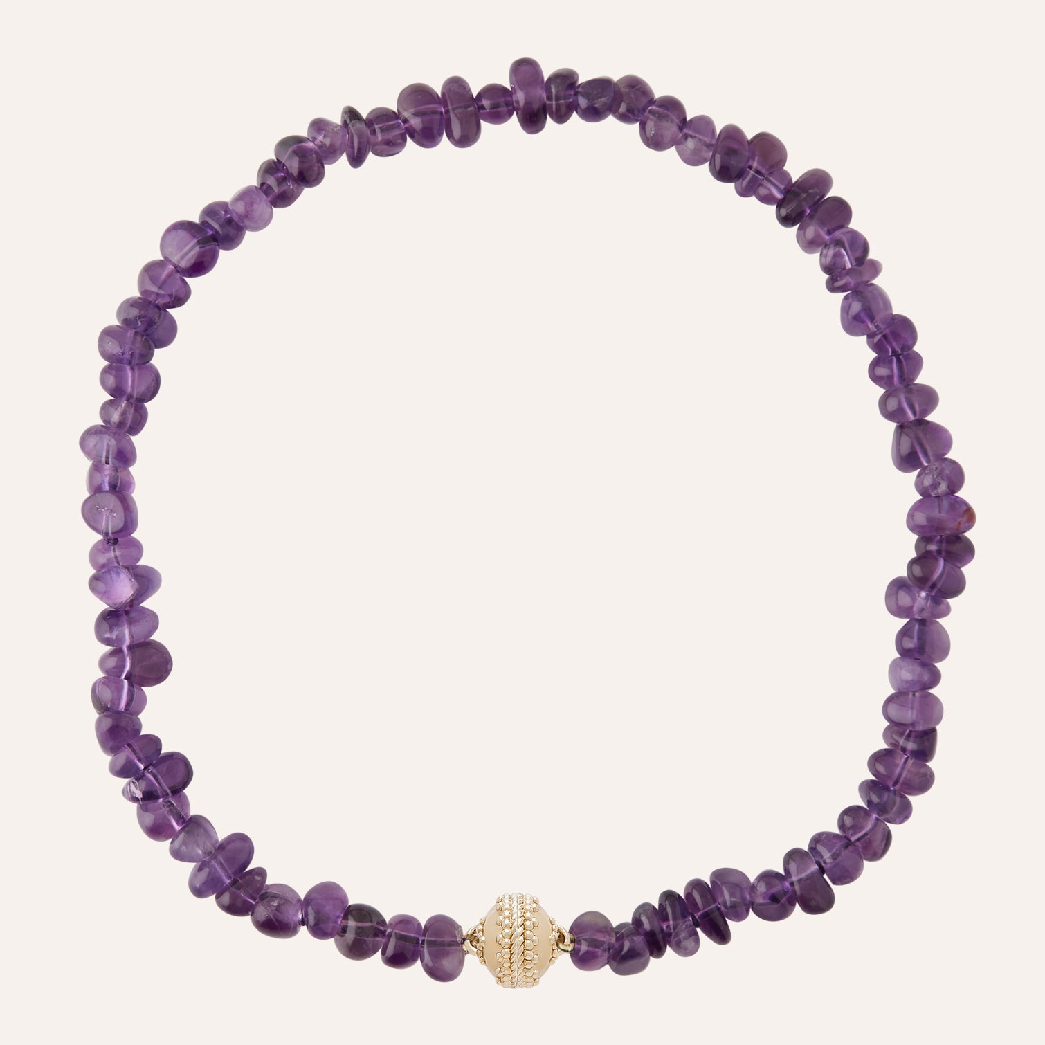 Helen Amethyst Single Strand Necklace